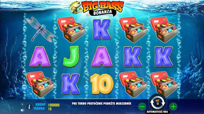 Big Bass Bonanza base game reels