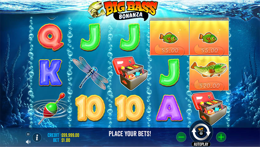 Big Bass Bonanza free spins bonus round