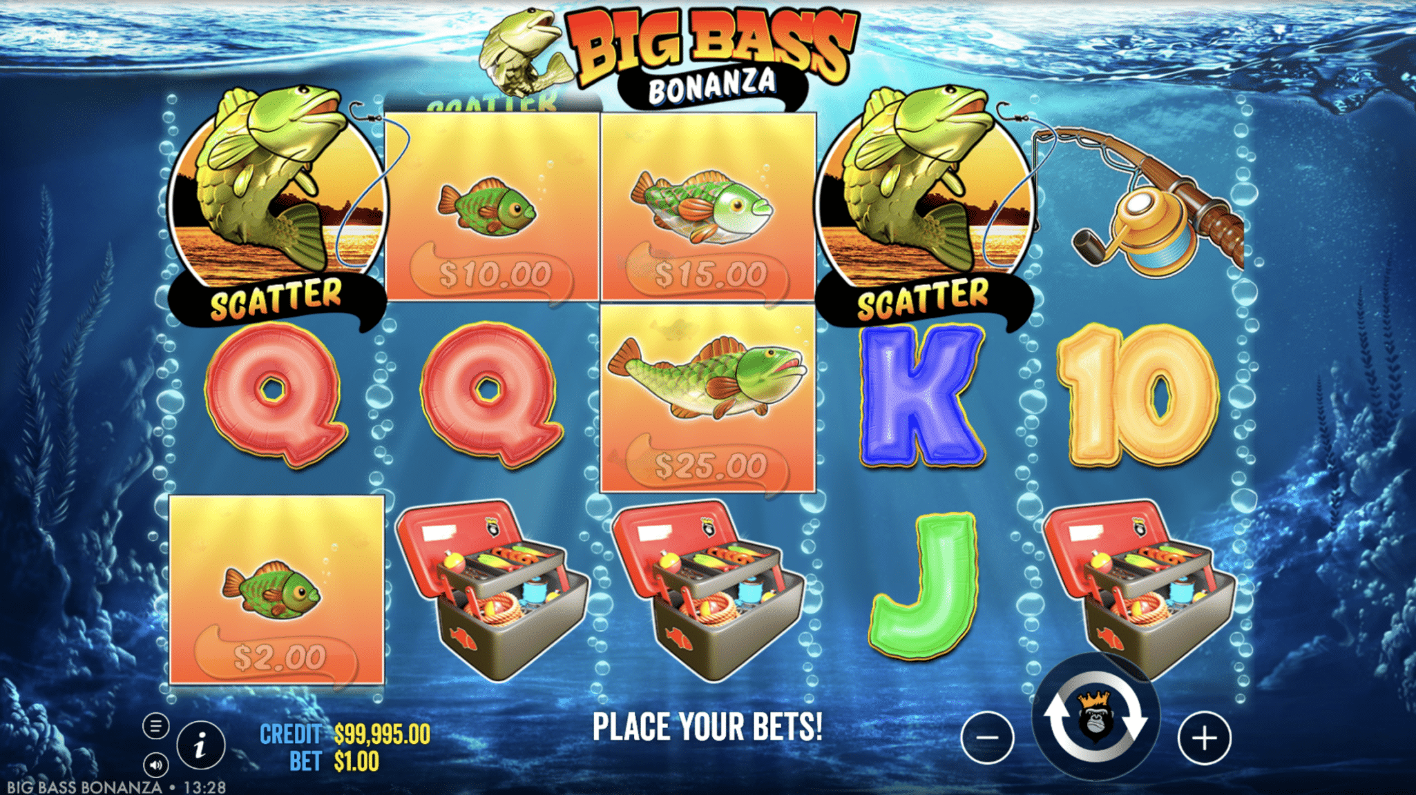 Big Bass Bonanza big win celebration